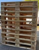 15 palettes Euro EPAL de qualité supérieure 1200 x 800 mm, 4 voies, en bois robuste, livraison gratuite