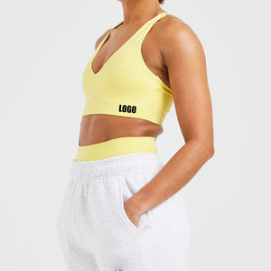 Sujetador deportivo para mujer con copas extraíbles de alta calidad de fabricantes OEM - Product Image 6