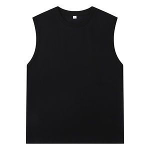 Custom 100% Cotton <b>Men</b> <b>Gym</b> <b>Vest</b> <b>Men's</b> Tank Tops Trending Products Sleeveless tank Top <b>Men</b> Workout Tank Tops - Product Image 5