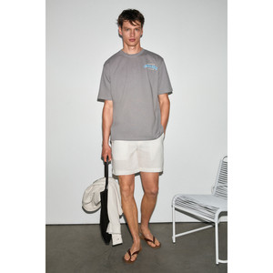 GRIMELANGE FARID เสื้อยืดคอกลมพิมพ์ลายผ้าฝ้ายออร์แกนิก 100% สำหรับผู้ชาย - Product Image 3