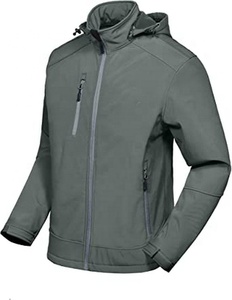 Veste Softshell imperméable pour homme sur mesure OEM, veste coupe-vent, Softshell pour homme - Product Image 5