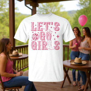 Camiseta para despedida de soltera con estampado de sombrero y botas de vaquera del oeste para chicas - Product Image 3