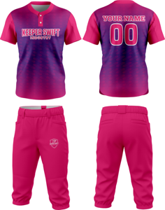 Nueva Llegada Ropa Deportiva Nombre Personalizado Impreso Tela 100% Poliéster Mejor Precio Uniforme de Softbol - Product Image 5