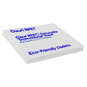 Asciugamano Promozionale Sostenibile Gauri in RPET, Gadget Ecologici - Product Image 3