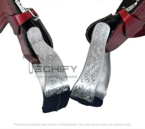 ชุดอุปกรณ์ม้าแบบตะวันตกพรีเมียม ประกอบด้วยบังเหียนและสายรัดอก  อุปกรณ์สำหรับม้า ผลิตภัณฑ์สำหรับม้า - Product Image 6