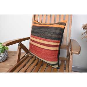พรมขนสัตว์หลากสี18X18นิ้วทอด้วยหมอนลายวินเทจ - Product Image 3