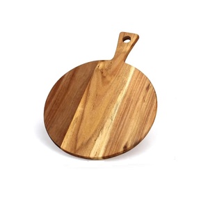 Tabla de cortar de madera de acacia mango hecho a mano diseño personalizado fabricante tabla de cortar de madera decorativa personalizada - Product Image 1