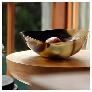 Cuencos para servir de cuerno de buey y búfalo natural más vendidos bellamente pulidos para uso en fiestas en restaurantes en casa - Product Image 1