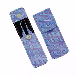 Pinzas para extensión de pestañas con logotipo personalizado, color oro rosa, bolsa DHL occidental, Fedex, maquillaje, acero, PVC - Product Image 1