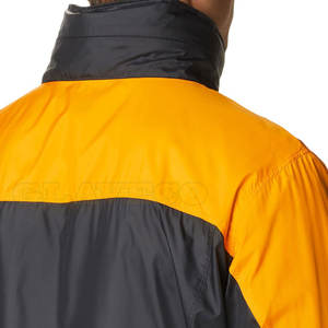 แจ็กเก็ตกันลมฤดูหนาวมาใหม่ล่าสุดมีโลโก้ด้านหน้าสีตัดกัน - Product Image 4