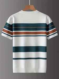 T-shirt Homme Premium 2026 Style Tendance Décontracté Col Rond Coupe Slim Été Personnalisable avec Logo pour Activités de Plein Air - Product Image 2