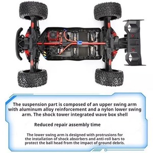 PD RACING MAGNITRON 1/6 4WD Brushless Extreme Monster Truck 100km/h 6S-8S LiPo Grande Échelle Professionnel Tout-Terrain Basher RTR - Product Image 5