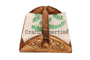 Moderno y Elegante Dispensador de Servilletas de Madera para Bodas, Decoración de Mesa de Comedor, Diseño Ecológico y Personalizable - Product Image 5