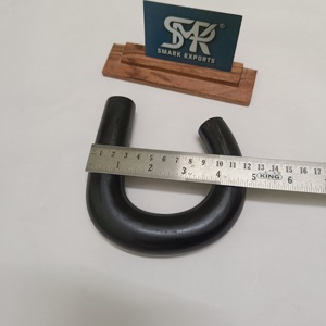 Ridgewalker - Mango de bastón de cuerno de búfalo hecho a mano con agarre recto, componente para bastones de apoyo y bastones personalizados - Product Image 6