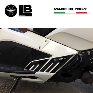 2 Adesivi in Resina Gel per Moto, Protezioni per Piedi Passeggero Compatibili con GILERA GP800 - Product Image 2
