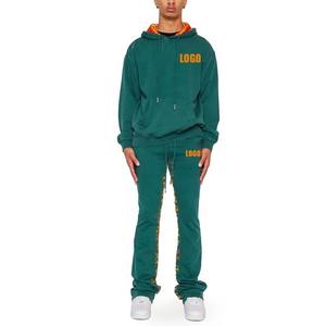 Ensemble de survêtement d'hiver unisexe en polaire, sweat-shirt et pantalon, vêtements de sport décontractés chauds, ensemble de survêtement de sport unisexe, sweat-shirt respirant - Product Image 2