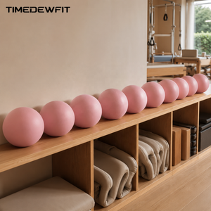 Mini Pelota de <span class=keywords><strong>Yoga</strong></span>/Pilates de PVC Mate de 9 Pulgadas (20-25 cm), con Logotipo Personalizado, Plástico Suave, para Fitness y Gimnasia, a Prueba de Explosiones, Incluye Bomba - Product Image 4