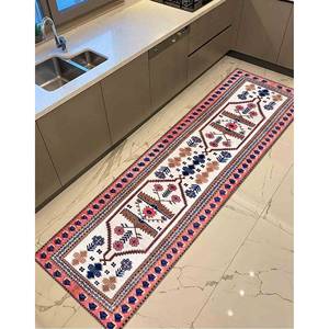 Tapis turc imprimé en 3D à motif kilim oriental, décoration de salon, tapis doux non tissé - Product Image 4