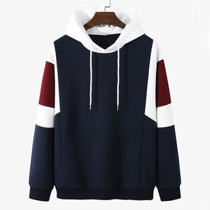 Service OEM en gros, meilleur design, sweats à capuche légers pour hommes, couleur unie, logo personnalisable, hiver, teinture unie, 100% coton - Product Image 1