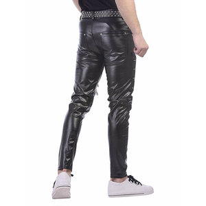 Pantalones de Cuero Hechos a Medida al Por Mayor para Hombre con Logotipo Personalizado, Diseño Único - Product Image 3