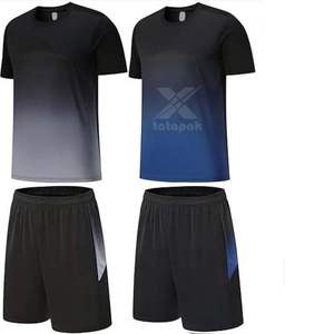 Ensemble de vêtements de sport de football pour adultes sur mesure, de haute qualité, 100% polyester, imperméable, séchage rapide, faible MOQ, transfert thermique - Product Image 3