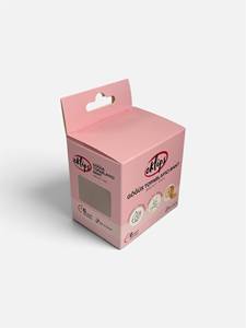Caja de embalaje personalizada para cinta de senos con pestaña troquelada, cartón plegable de cartón corrugado con logo personalizado - Product Image 2