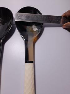 <b>Best</b> Quality Horn Flatware Cutlery Set Salad Server With Bone Handle Set of 2 High Quality Metal Kitchenware Utensils Cutlery - Product Image 5