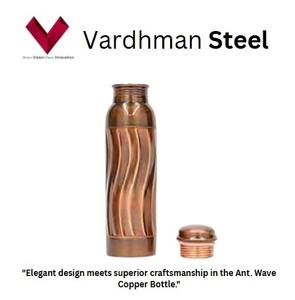 Gran Oferta de Demanda: Hormigón Autonivelante de 330 GM Ant. Botella de Cobre Wave de 1 L, Disfruta de la Ola de Hidratación con el Ant. Botella de Cobre Wave, Frasco de Cobre - Product Image 2