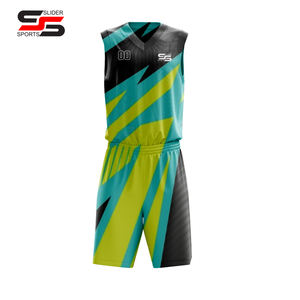 Uniforme de basket-ball de vêtements de sport fabriqué au Pakistan uniforme de basket-ball imprimé personnalisé à bas prix - Product Image 5