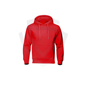 Sweat à capuche pour homme, uni, demi-zip, pour la salle de sport, avec broderie 3D, séchage rapide, coupe ajustée, sans manches, 100% polyester - Product Image 1