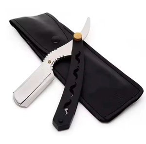 Salon professionnel ANAAIF lame en acier inoxydable cheveux rasoir barbe rasage poudre coupée conception pliante Durable pour l'épilation du corps - Product Image 1