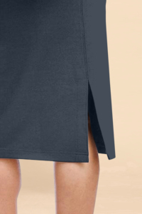 Trendmalls Comfortable Women's <b>Grey</b> <b>Pencil</b> <b>Skirt</b> Knee-Length with Elastic Waist Band Plain Dyed Formal (P10-<b>Grey</b>) - Product Image 5