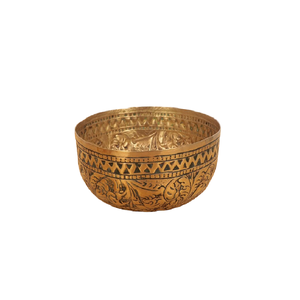 Pure Brass Vintage <b>Small</b> Bowl With Engraving Polish Finished <b>For</b> <b>Home</b> Restaurant And Hotel Kitchenware Metal Arabic Bowl - Product Image 1
