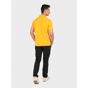 ZELZERY High Quality Slim Fit for Polo Shirt XL Size Woven Jersey Oxford Spandex Colored Light <b>Print</b> Solid Striped Design Short - Product Image 4