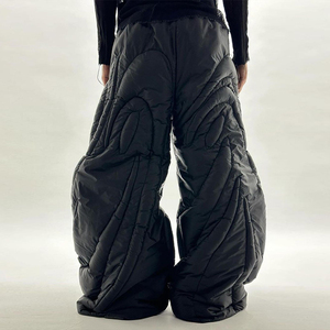 Pantalon d'hiver confortable et ample pour homme, style baggy, couleur unie, personnalisable, faible MOQ, en vente - Product Image 2