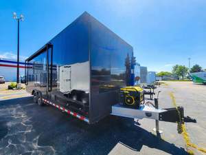Nouvelle remorque conteneur mobile entièrement équipée avec cuisine complète, 24 pieds, pour usage bureau et appartement, prix de gros, en stock - Product Image 2