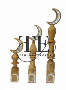 Wooden Crescent Moon Ramadan Decoration Set Handmade Islamic Home Decor <b>Eid</b> Wooden Ornament <b>Gift</b> Set - Product Image 3