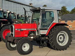 รถแทรกเตอร์ฟาร์ม 95 แรงม้า Massey Ferguson 3075 ขับเคลื่อน 4 ล้อ รถแทรกเตอร์การเกษตร Dynashift รถแทรกเตอร์มือสองสำหรับขาย รถแทรกเตอร์ฟาร์มมือสอง mf 3075 ขับเคลื่อน 4 ล้อ - Product Image 4
