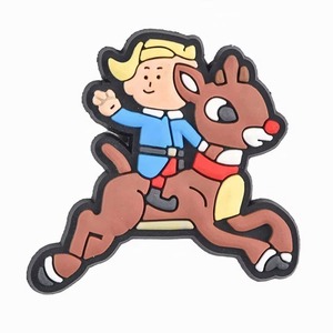 Insignias Tácticas Ecológicas de Goma Suave 3D con Diseños Divertidos de Personajes, con Imanes y Cuentas para Bolsos - Product Image 2