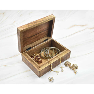 Caja de madera duradera de diseño clásico con acabado natural de carpintería perfecta adecuada para almacenamiento artesanal y decoración del hogar para exportación a granel - Product Image 5