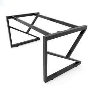 Escritorio Ejecutivo Moderno SFKC002 de Madera de Caucho de Alta Calidad con Patas en Forma de K de Hierro para Oficina de Directores - Product Image 4