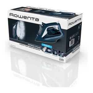 Plancha Eléctrica DW 4308 EXPRESS STEAM 2500W, Plancha de Acero Negra y Azul con Función de Vapor - Product Image 2