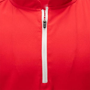 Veste de frappeur de baseball à fermeture éclair 1/4 décontractée pour hommes personnalisée tissée solide fermeture éclair manches courtes col montant pour adultes automne avec - Product Image 5