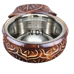 Servidor de alimentos de alta venta, acabado brillante para Hotel, restaurante, Catering, servidor de Chapati, olla, mesa de cena, servidor de alimentos - Product Image 6