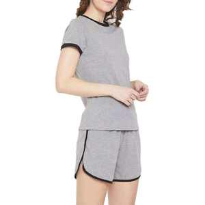 Conjuntos de verano para mujer Ropa informal de alta calidad Camiseta de manga corta y pantalones cortos Nuevo conjunto de 2 piezas de verano para mujer - Product Image 6