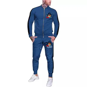 Customized New Design Men's Long Sleeveless 2 Piece Hooded Training Jogging Suit Men Sweat suit Hot Selling Product