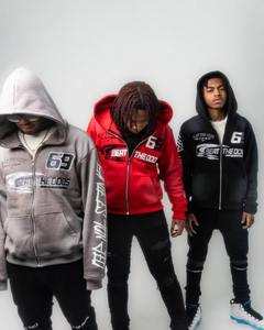 Custom Balaclava <b>Hoodies</b> Men's 100% Cotton Heavyweight <b>Oversized</b> Double hood Zip up Drop Shoulder men's <b>hoodies</b> - Product Image 6