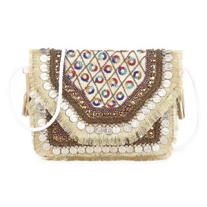 Sac à main en crochet bohème pour femmes, sac fourre-tout tricoté à la main, sac de plage d'été, vente en gros en Inde - Product Image 2