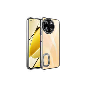 Étui de protection d'appareil photo en silicone électroplaqué de luxe ASMA Omega avec logo pour Realme 11 4G, emballage de vente au détail inclus - Product Image 1
