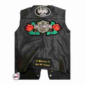 2023 meilleure vente noir classique lacets latéraux veste de motard en cuir de qualité supérieure gilet sans manches chaud lourd du Pakistan - Product Image 2